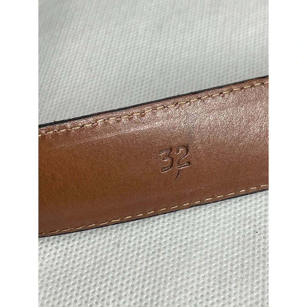 Johnston & Murphy Aniline Kipskin Shoulders Belt Handcrafted Size 32 (30
